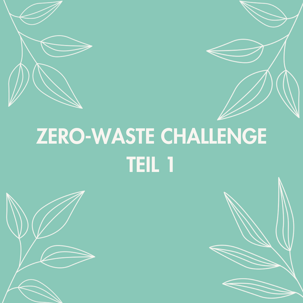 Zero Waste Challenge: In 30 Tagen zu einer grüneren Welt beitragen | Teil 1