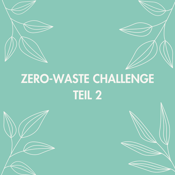 Zero Waste Challenge: In 30 Tagen zu einer grüneren Welt beitragen | Teil 2